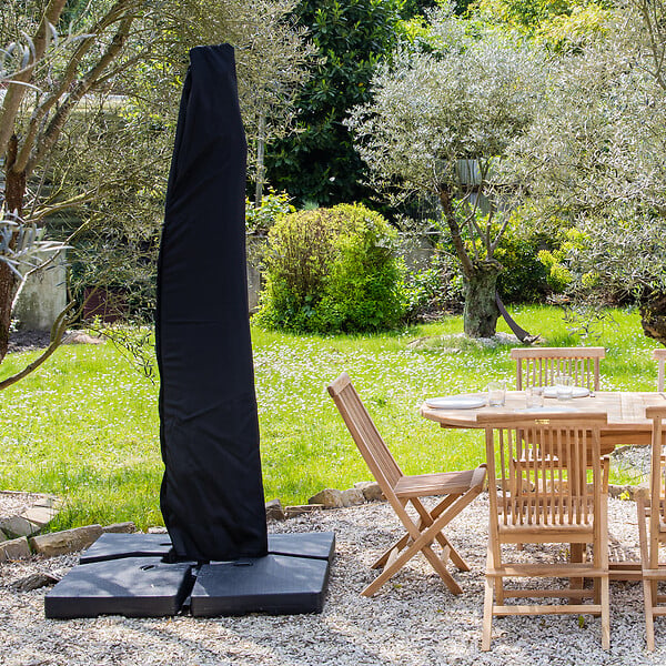 HAPPY GARDEN - Housse 218cm pour parasol déporté - large