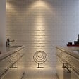 CERAM INDUSTRIE - Faience metro blanc brillant 10x20 - vignette