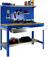 SIMON RACK - SimonRack - Kit Etabli 1440x1200x600mm Charge 600Kg -  SIMONWORK BT3 BOX 1200 BLEU/BOIS SIMONRACK - vignette