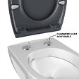 BEMIS - Abattant déclipsable frein de chute plastique thermodur Click & clean anthracite - vignette