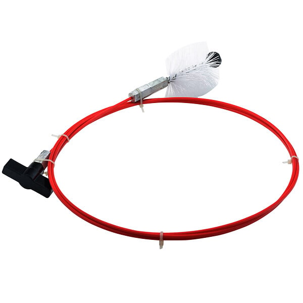 RIBITECH - Kit de ramonage pour poêle à granulés Câble 3 mètres - large