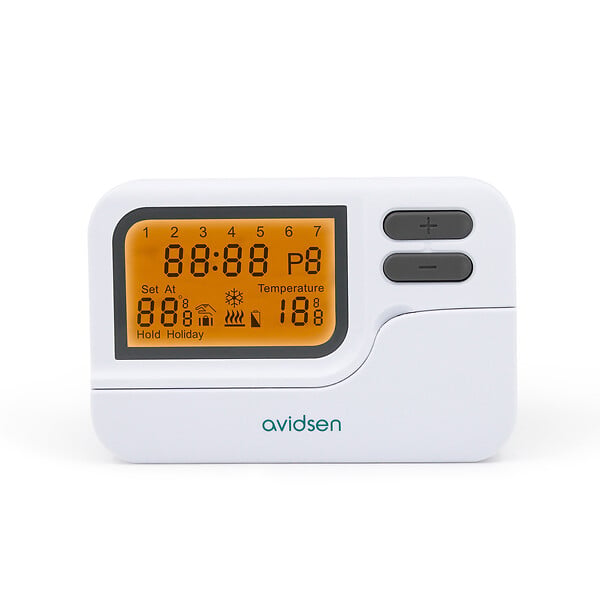 AVIDSEN - Chrono-thermostat programmable filaire - 230V - large