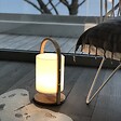 LUMISKY - Lanterne sans fil LED WOODY H37cm - vignette