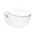 SWISS AQUA TECHNOLOGIES - Swiss Aqua Technologies Project WC suspendu sans bride avec abatant softclose, blanc (SATWCPRO010RREXP) - vignette