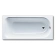 KALDEWEI - Eurowa Baignoire rectangulaire avec pieds 150x70 cm acier émaillé, Blanc alpin (119600010001-SET) - vignette