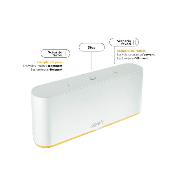 SOMFY - Hub connecté TaHoma switch - Blanc - 200 produits maximum - large