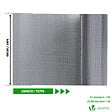 VOUNOT - Isolant thermique a bulle double couche aluminium radiateur reflecteur 0.6x20m - vignette