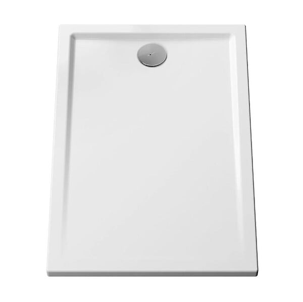 VITRA - Receveur de douche - Cascade (sans bonde) - 1200 x 800 x 40mm - BLANC - 3 faces émaillées PN12blanc - large