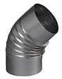 TEN - Coude plissé 45° aluminium 83 mm  - TOLERIE GENERALE  - 394830 - vignette