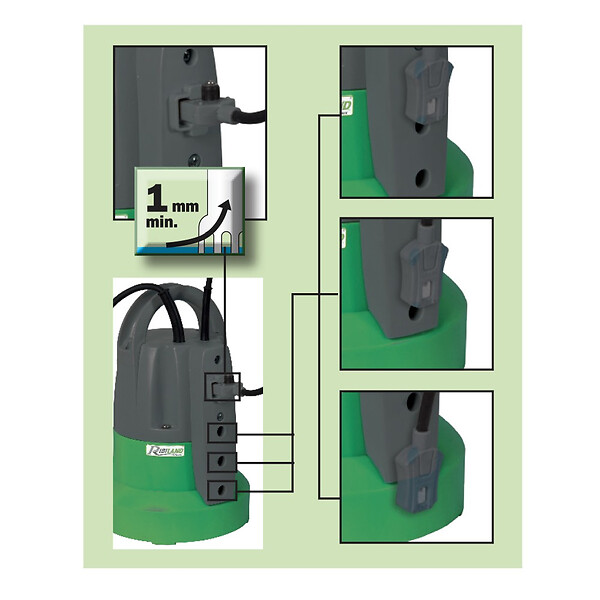 RIBILAND - Pompe Vide-cave Serpillère Eaux Claires 400w - PRPVC401SP - large