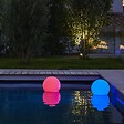 LUMISKY - 2 Boules lumineuses sans fil flottantes BOBBY D30cm - vignette
