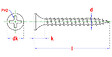 HANGER - Vis placo montage rapide à  tête trompète 3,5x45mm phosphaté 1000 pièces - OGGPS-35045-FOS - vignette