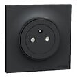SCHNEIDER ELECTRIC - Prise 2P+T Odace - Thermoplastique - Anthracite - Lot de 5 - vignette