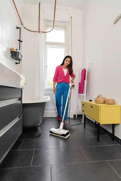 KARCHER - Balai vapeur SC 1 EasyFix Blanc 1300W - large