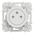 SCHNEIDER ELECTRIC - Prise de courant affleurant Odace - Blanc - 16A - vignette