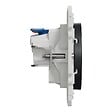 SCHNEIDER ELECTRIC - Prise de courant 2P+T affleurante Odace - Anthracite - 16A - vignette