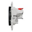 SCHNEIDER ELECTRIC - Prise de courant 2P+T affleurante Odace - Anthracite - 16A - vignette