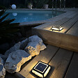 LUMISKY - 8 Balise solaires carrées QUADRY 12cm 60LM - vignette