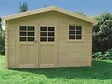 SOLID - Abri de jardin bois Chimay - Vert - L.358xH.239.2xP.298cm - vignette