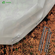 VOUNOT - Voile d’hivernage en Polypropylème 50g/m² 1.5x20m avec piquets blanc - vignette