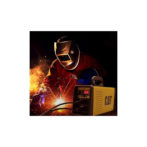 CATERPILLAR - Poste à souder inverter 160 Ampères MMA Electrodes basiques rutiles inox fonte et cellulosiques Professionnel CAT - large