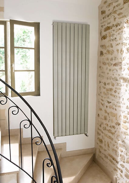 ACOVA - Radiateur Fassane Prem's - Vertical double - Puissance 900W - H: 2000 - L: 296 - Blanc - large