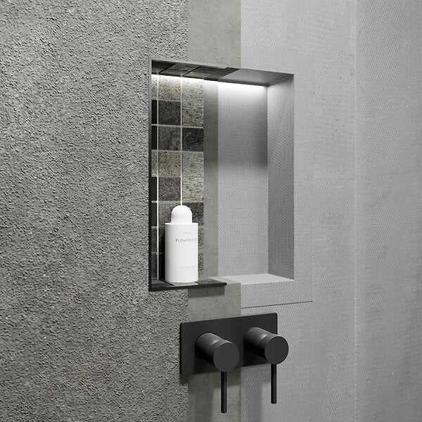 MARMOX - Niche à carreler étanche - Format intérieur U-Tile- 15 cm de profondeur - large