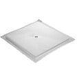 U-TILE - Receveur de douche blanc 80 x 80 cm en résine aspect ardoise - grille carrée - vignette