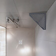 U-TILE - Tablette d'angle douche  Gris ardoise Aqua - 5 côtés - vignette