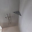 U-TILE - Tablette d'angle douche  Gris ardoise Nid d'abeilles - triangle - vignette