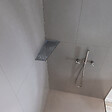 U-TILE - Tablette d'angle douche  Gris ardoise Aqua - rectangle - vignette