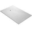 U-TILE - Receveur de douche blanc 180 x 90 cm ultra léger en résine aspect ardoise - grille carrée - vignette