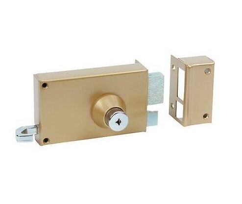 BRICARD - Mécanisme REMPART vertical fouillot coloris OR droite - BRICARD - 48011 - large