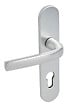 VACHETTE - Ensemble sur plaques Logio entraxe 195mm type CLE I finition argent - VACHETTE - 200666 - vignette