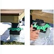 JOUPLAST - Plot terrasse réglable pour pieu métallique 43/138 mm elevo  - JOUPLAST - Carton de 30 pièces - vignette