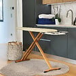 KITCHEN MOVE - Table à repasser avec repose fer TAIGA 130x47cm - vignette