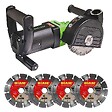 DIAM INDUSTRIES - Rainureuse DIAM INDUSTRIES EMF150.1 + KIT + 4 disques Diamant Ø﻿150/22,3 - vignette