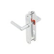 GO/ON - Ensemble poignées de porte aluminium argent 165mm trou cylindre - vignette