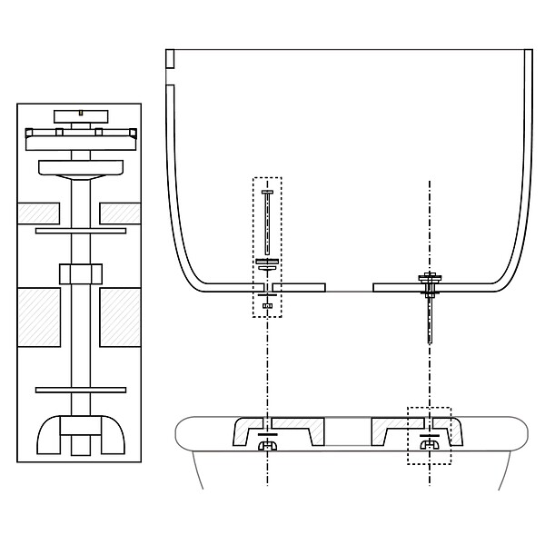 WIRQUIN - M21 jeu de vis reservoir cuvette - large