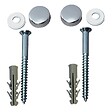 WIRQUIN - AF4100 jeu de vis cache tete fixation cuvette bidet /sol - vignette