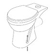 WIRQUIN - AF4100 jeu de vis cache tete fixation cuvette bidet /sol - vignette