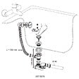 WIRQUIN - Vidage baignoire Quick-Clac chrome siphon orientable TP L700 - vignette
