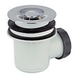 WIRQUIN - Bonde douche d60 grille ABS chromé - TOURBILLON - vignette