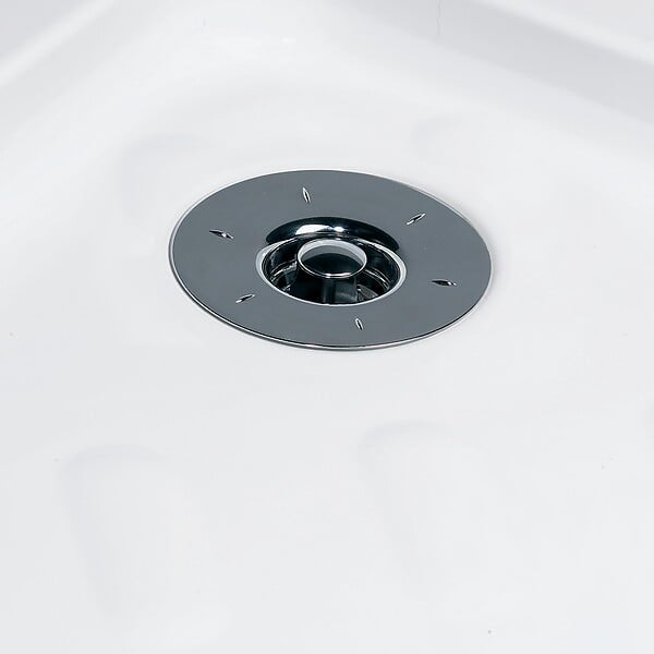 WIRQUIN - Bonde douche grille ABS chromé - large