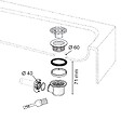 WIRQUIN - Bonde de douche d60 sortie horizontale SP405 - vignette