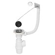 WIRQUIN - Ensemble évier 1bac siphon NF et bonde à bouchon avec TP - vignette