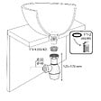 WIRQUIN - Siphon de lavabo universel TOUT EN UN réglable en hauteur - vignette