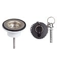 WIRQUIN - Bonde lavabo grille inox - vignette
