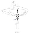 WIRQUIN - Bonde lavabo grille inox - vignette