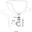 WIRQUIN - Siphon lavabo culot court réglable - vignette